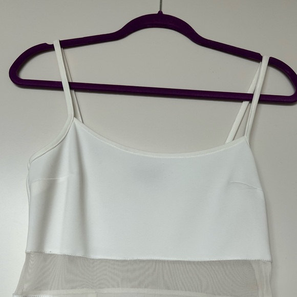 Topshop White Midi Bodycon Dress - Picture 5 of 8